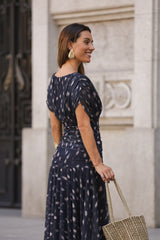 VESTIDO ISADORA AZUL MARINHO