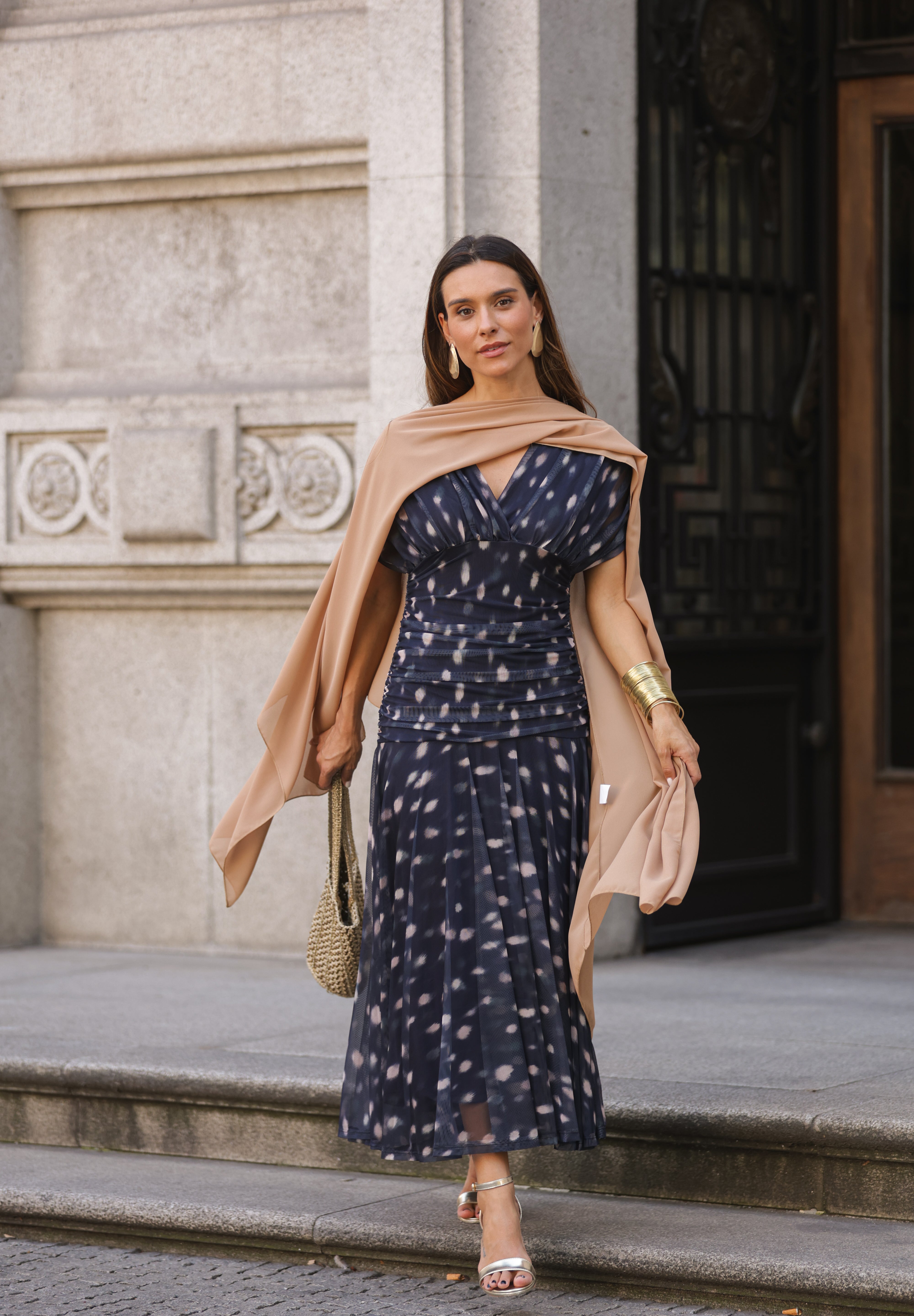 VESTIDO ISADORA AZUL MARINHO