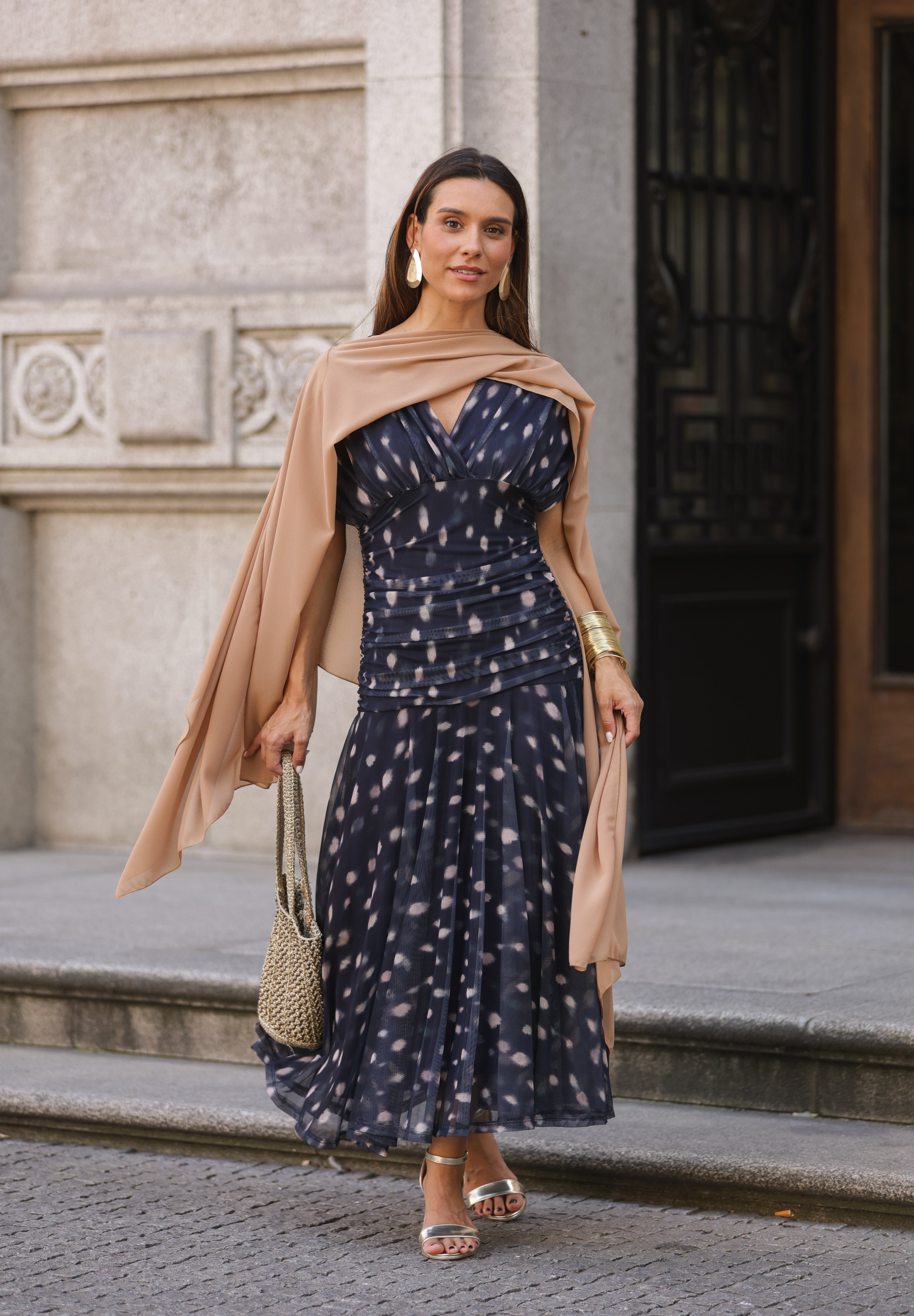 VESTIDO ISADORA AZUL MARINHO