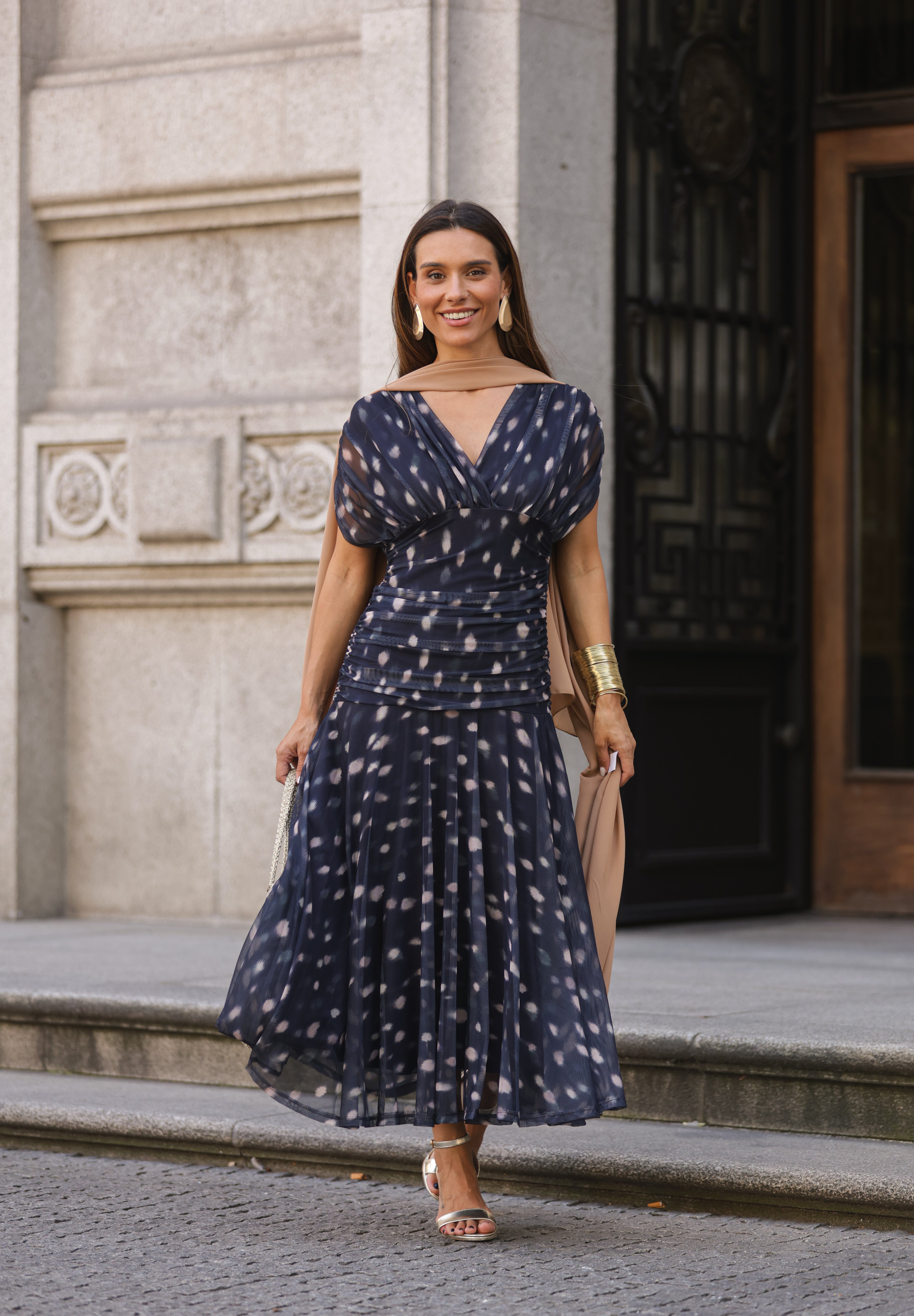 VESTIDO ISADORA AZUL MARINHO