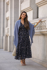 VESTIDO ISADORA AZUL MARINHO
