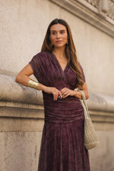 VESTIDO BEATRICE VINHO