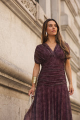 VESTIDO BEATRICE VINHO