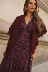 VESTIDO BEATRICE VINHO