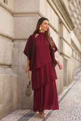 CAPA MARTINA BURGUNDY