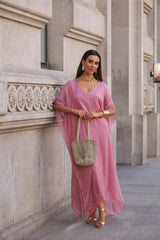 VESTIDO VIOLETA ROSA