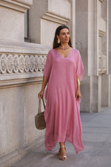 VESTIDO VIOLETA ROSA