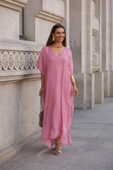 VESTIDO VIOLETA ROSA