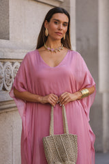 VESTIDO VIOLETA ROSA