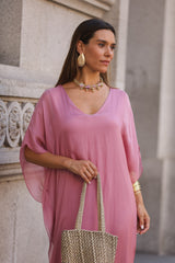 VESTIDO VIOLETA ROSA
