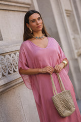 VESTIDO VIOLETA ROSA