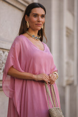 VESTIDO VIOLETA ROSA