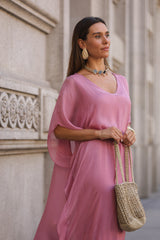 VESTIDO VIOLETA ROSA