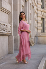 VESTIDO VIOLETA ROSA