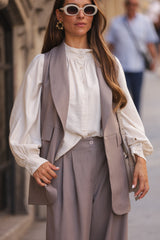 BLUSA BOLONHA BEGE