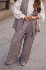 CALÇA CAPRI CINZA