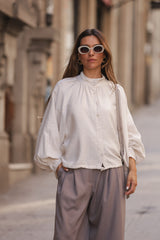 BLUSA BOLONHA BEGE