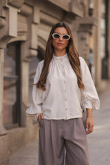 BLUSA BOLONHA BEGE