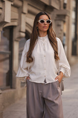BLUSA BOLONHA BEGE