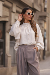 BLUSA BOLONHA BEGE