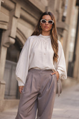BLUSA BOLONHA BEGE