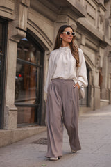 BLUSA BOLONHA BEGE