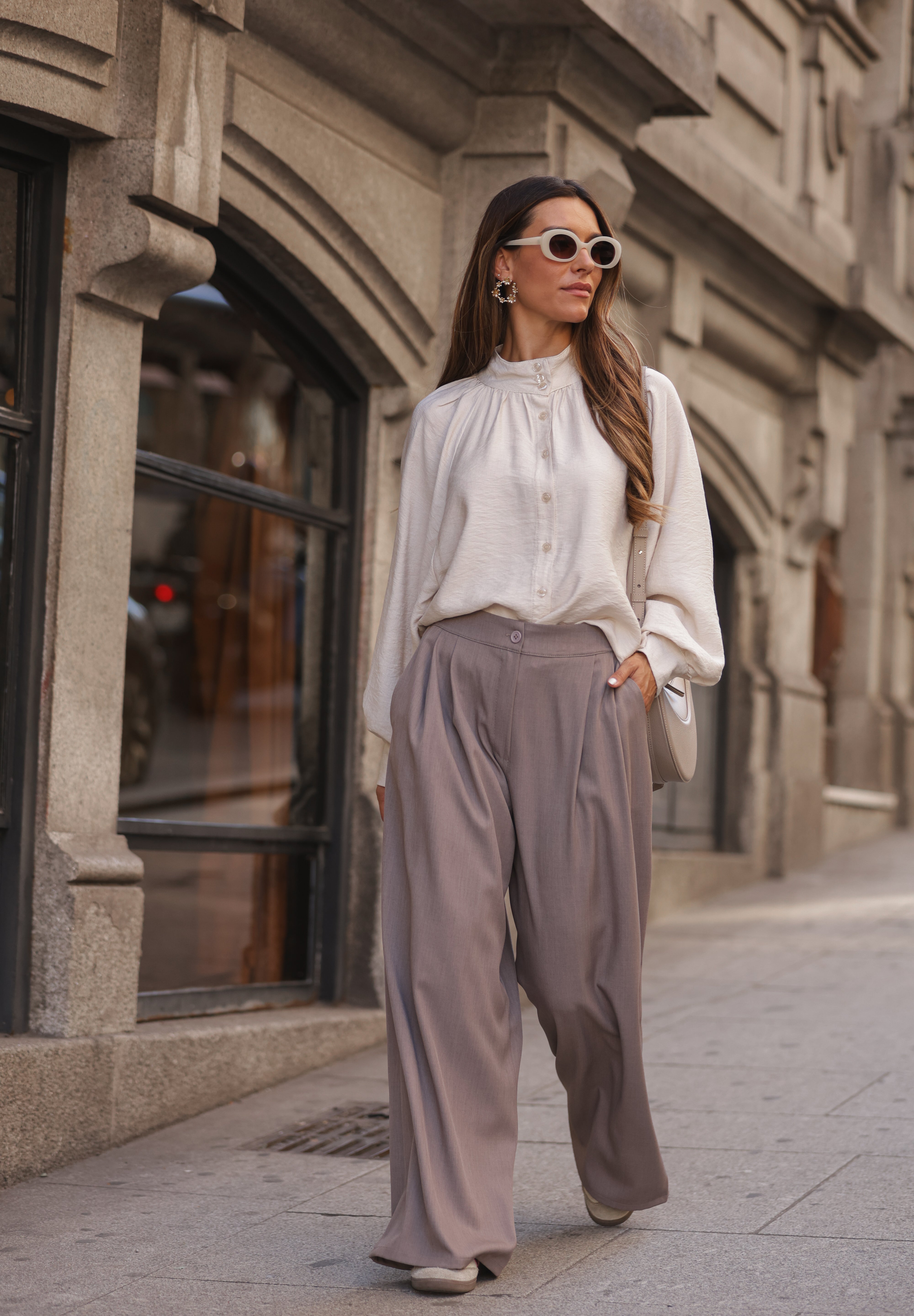CALÇA CAPRI CINZA