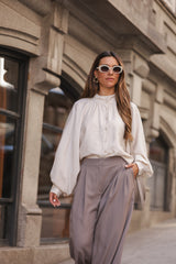 CALÇA CAPRI CINZA