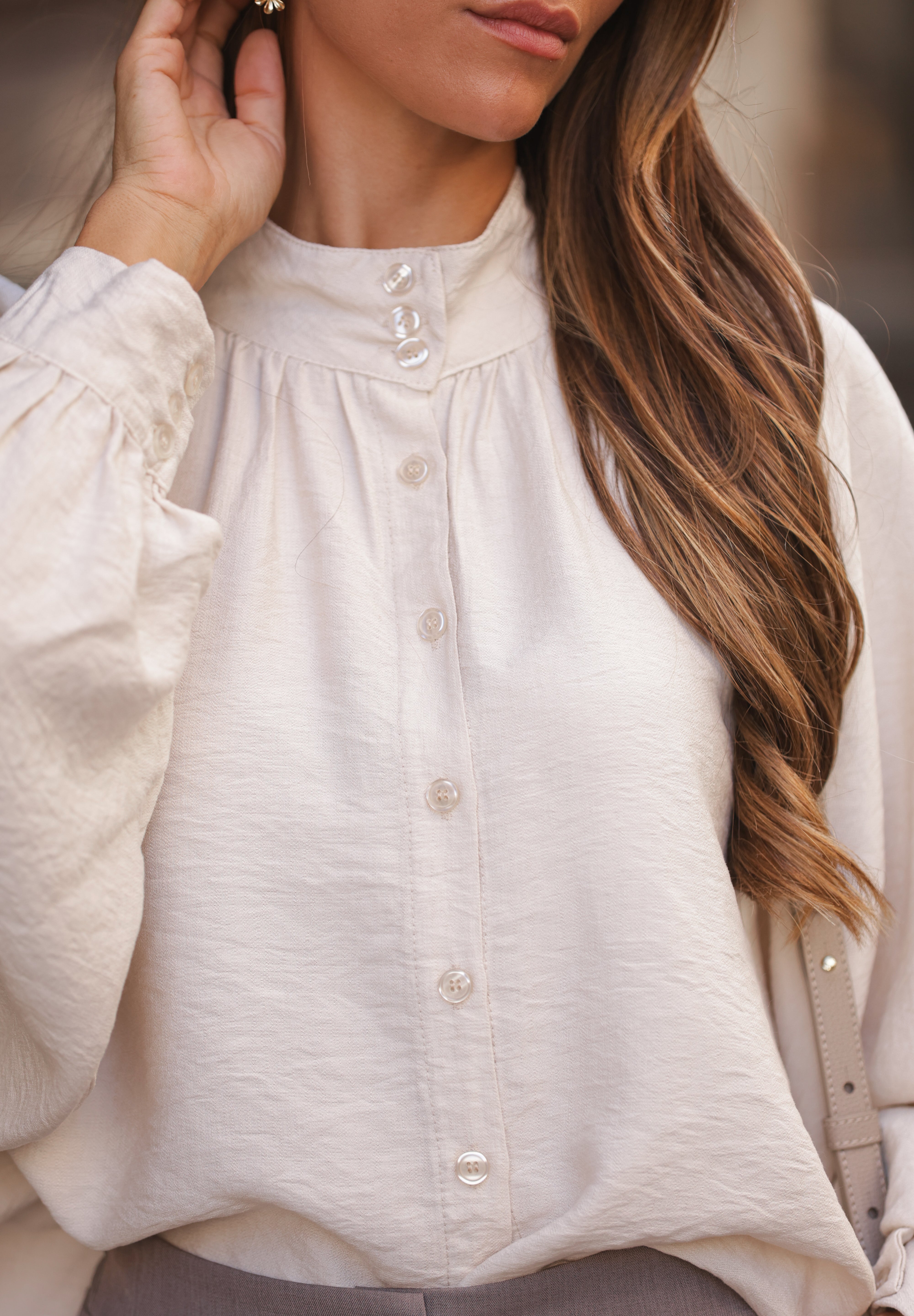 BLUSA BOLONHA BEGE