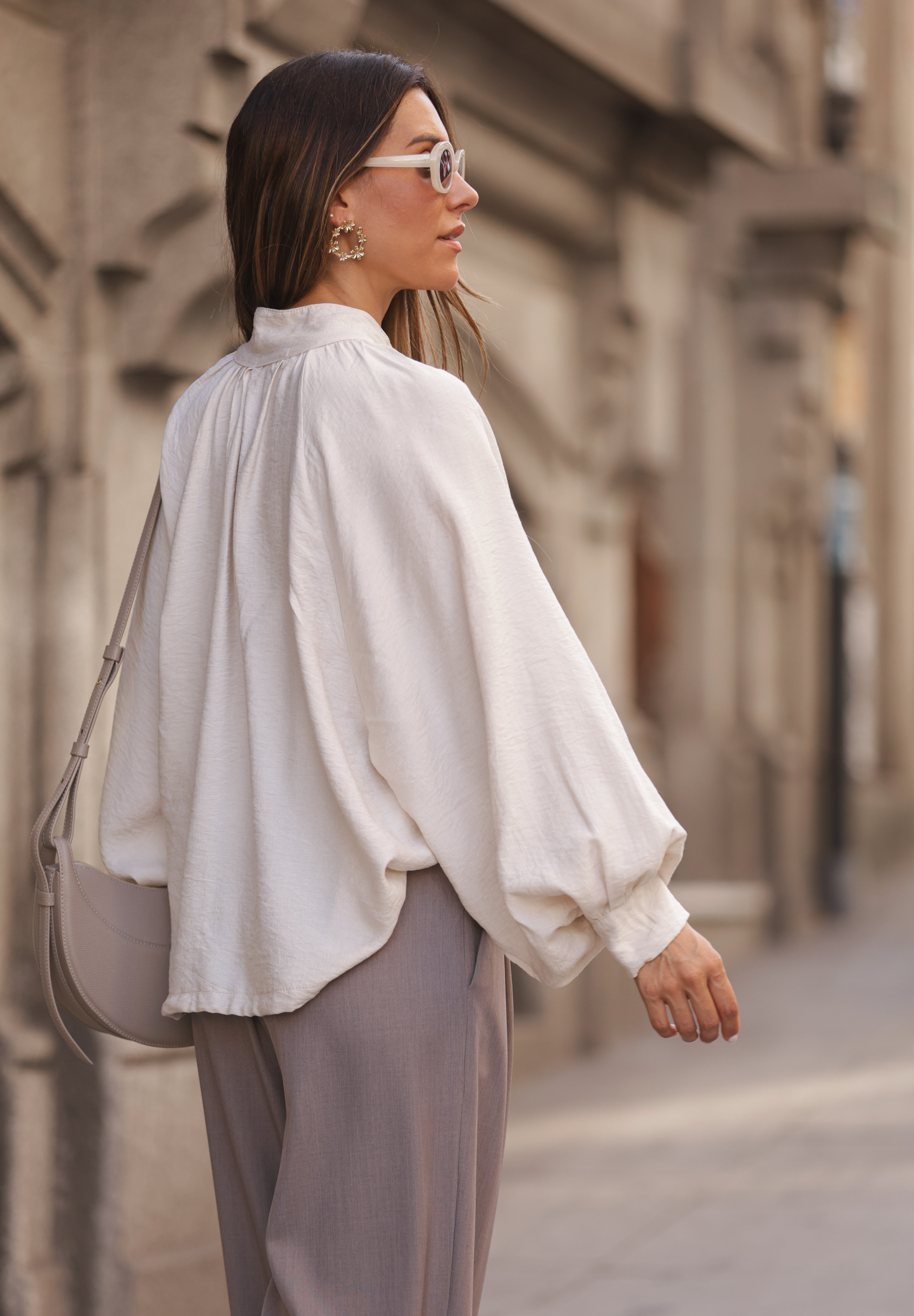 BLUSA BOLONHA BEGE