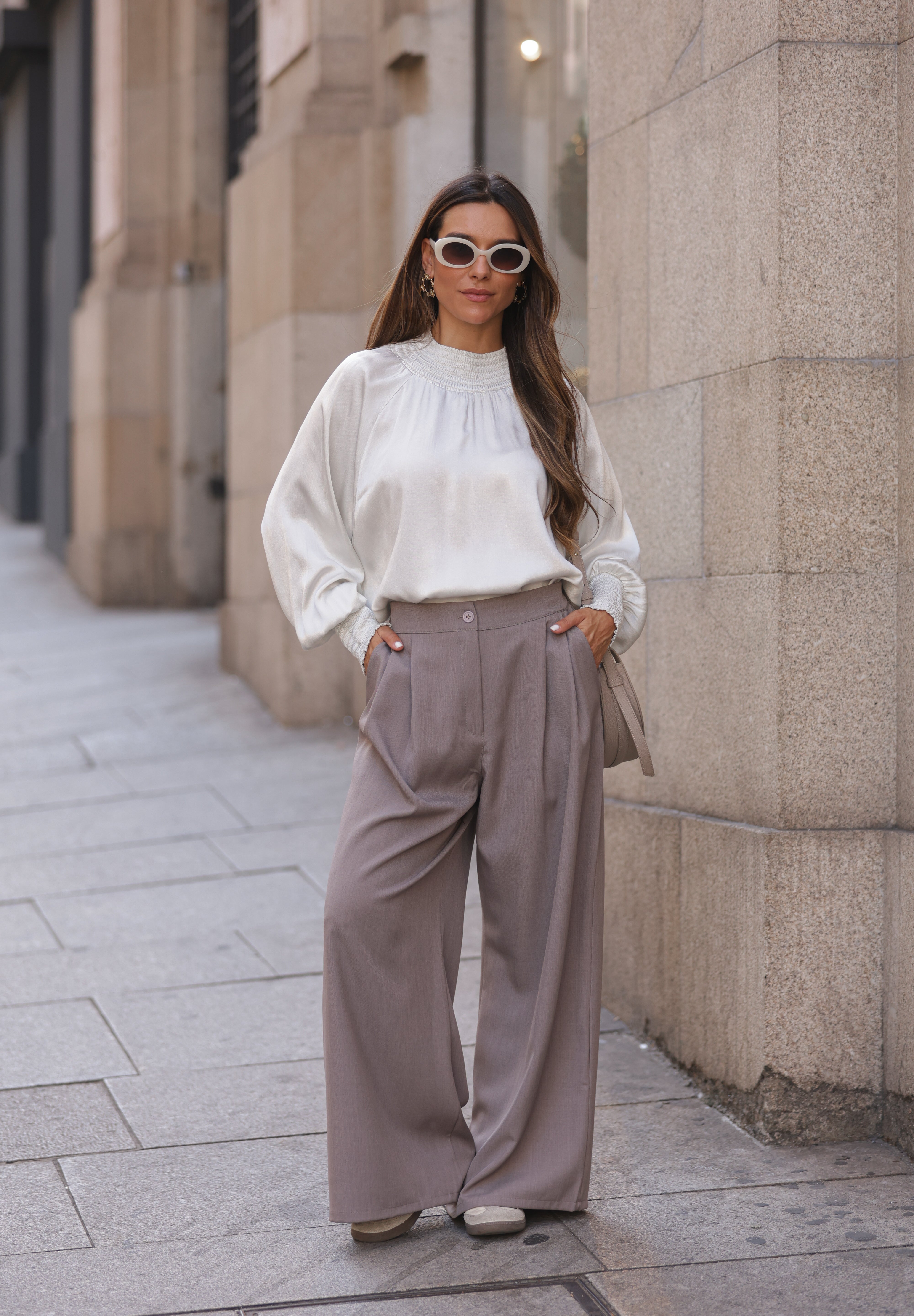 CALÇA CAPRI CINZA