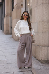 CALÇA CAPRI CINZA