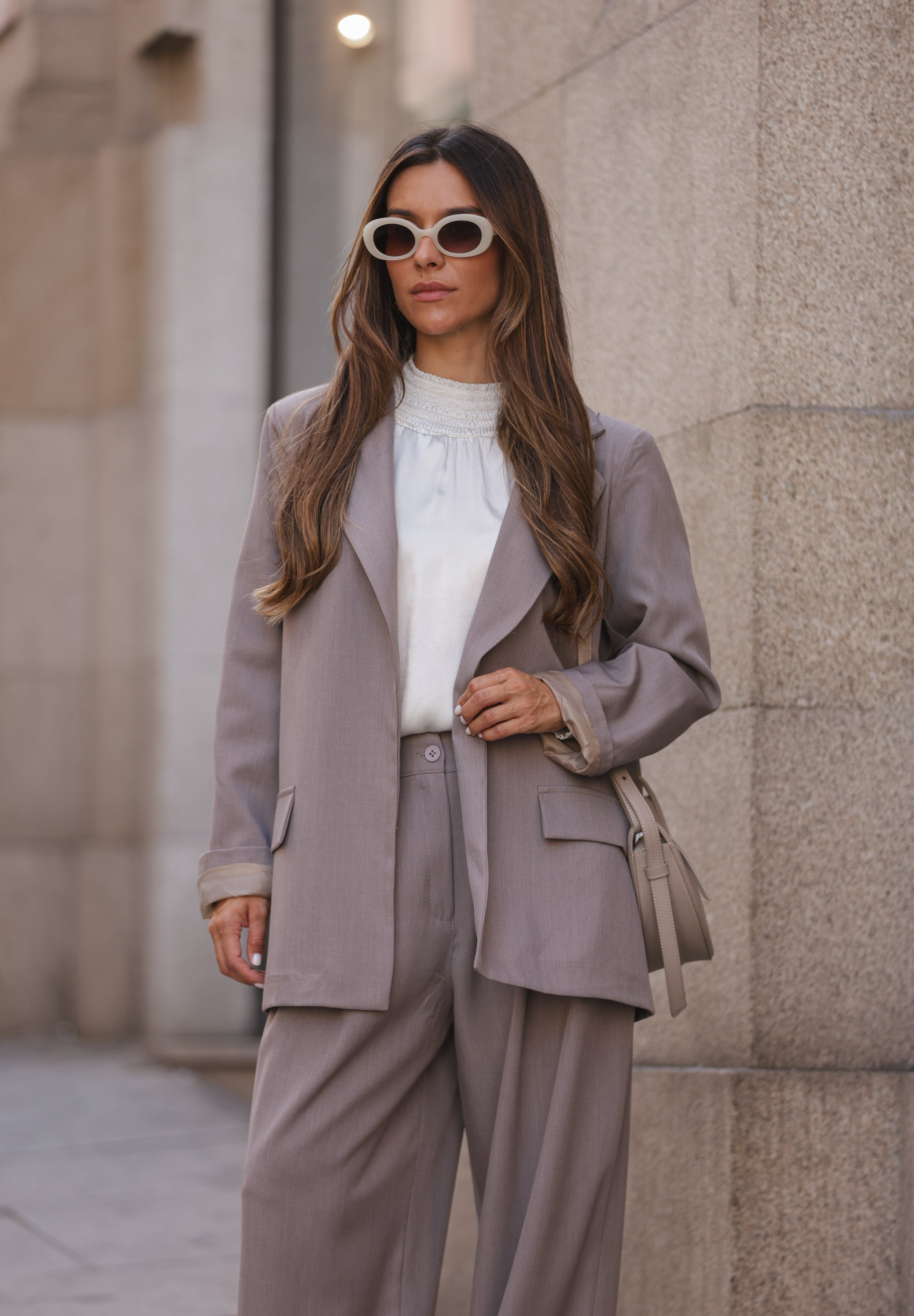 BLAZER CAMILLE CINZA