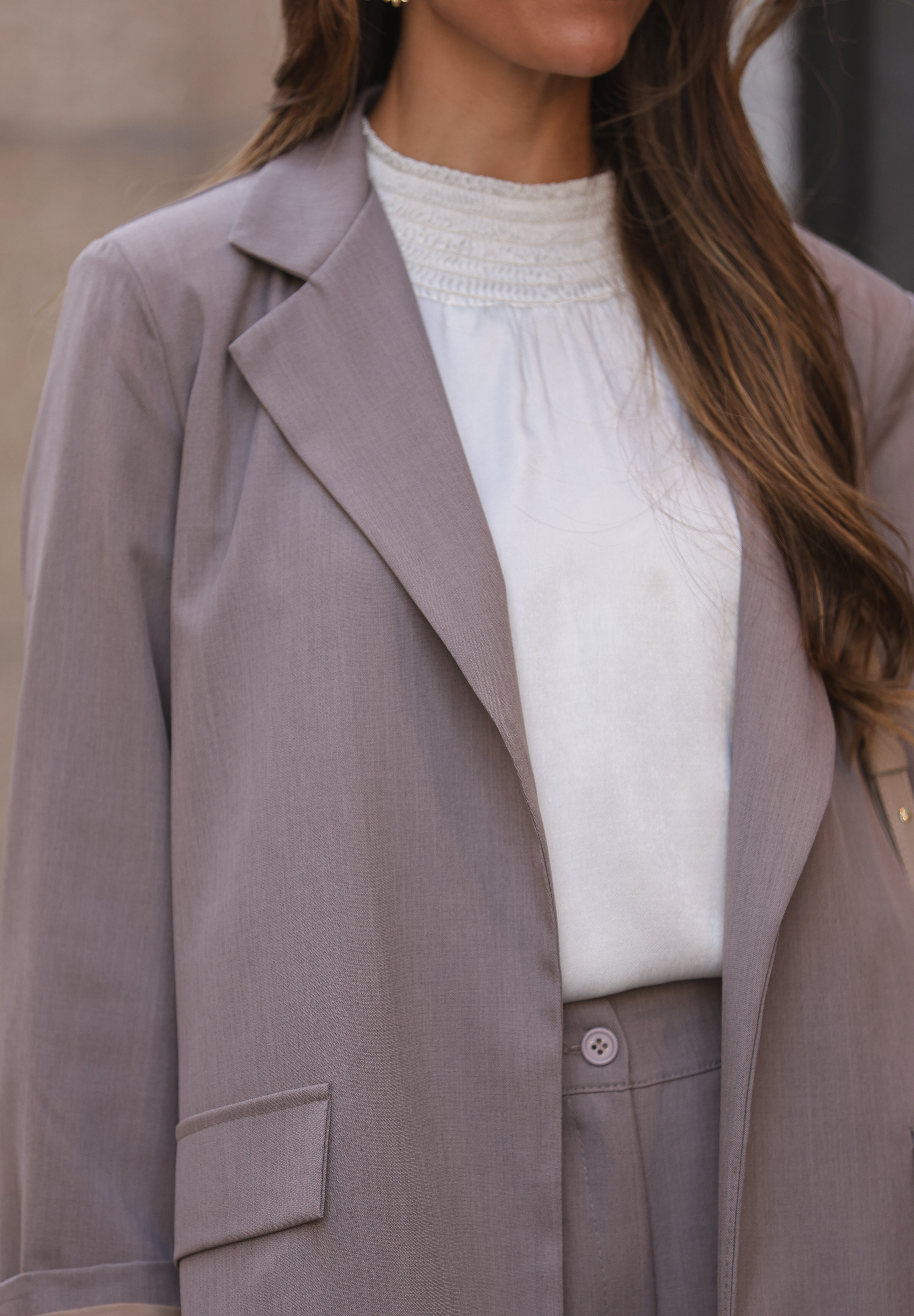 BLAZER CAMILLE CINZA