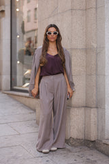 CALÇA CAPRI CINZA
