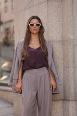 CALÇA CAPRI CINZA