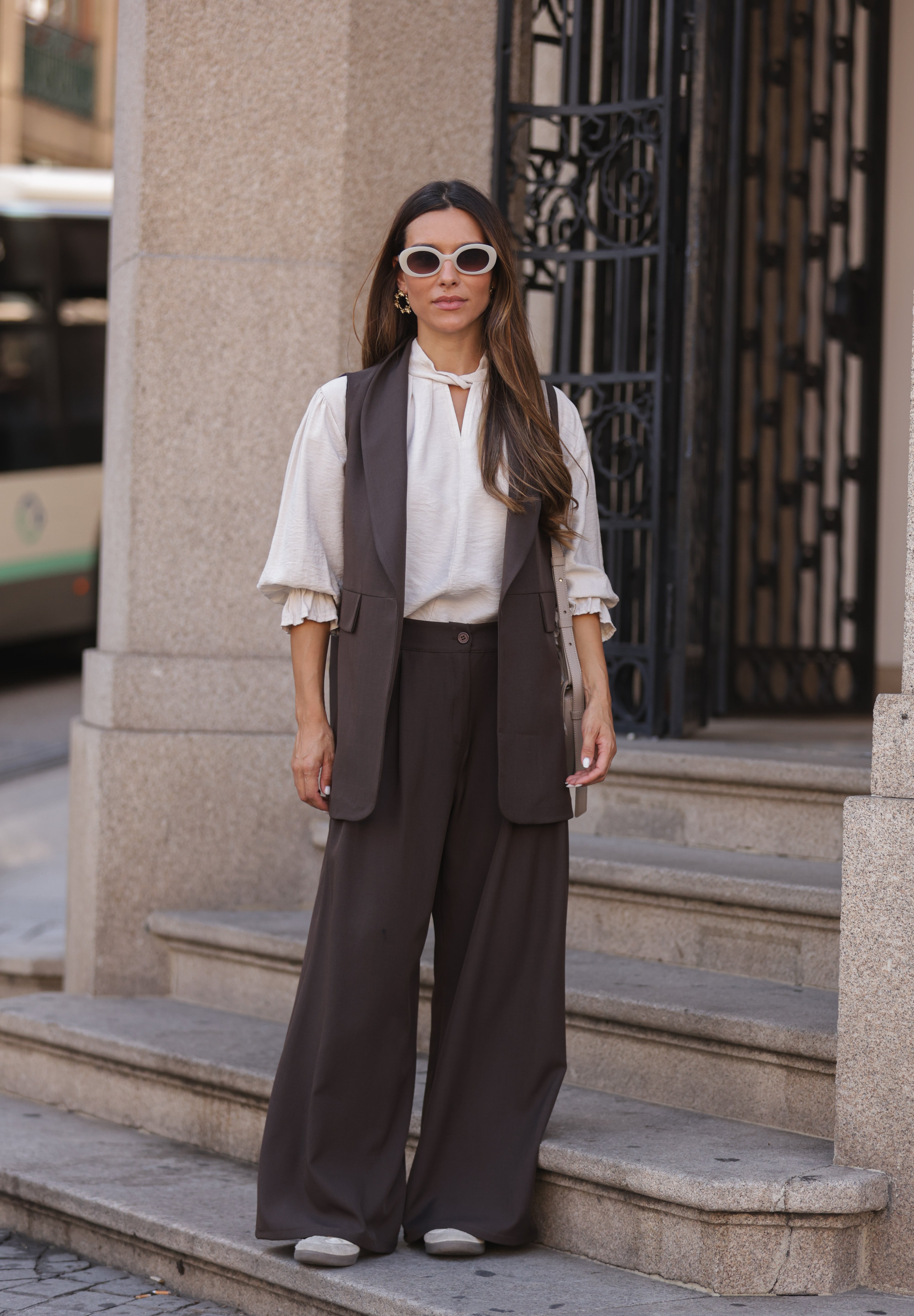 CALÇA CAPRI CASTANHO
