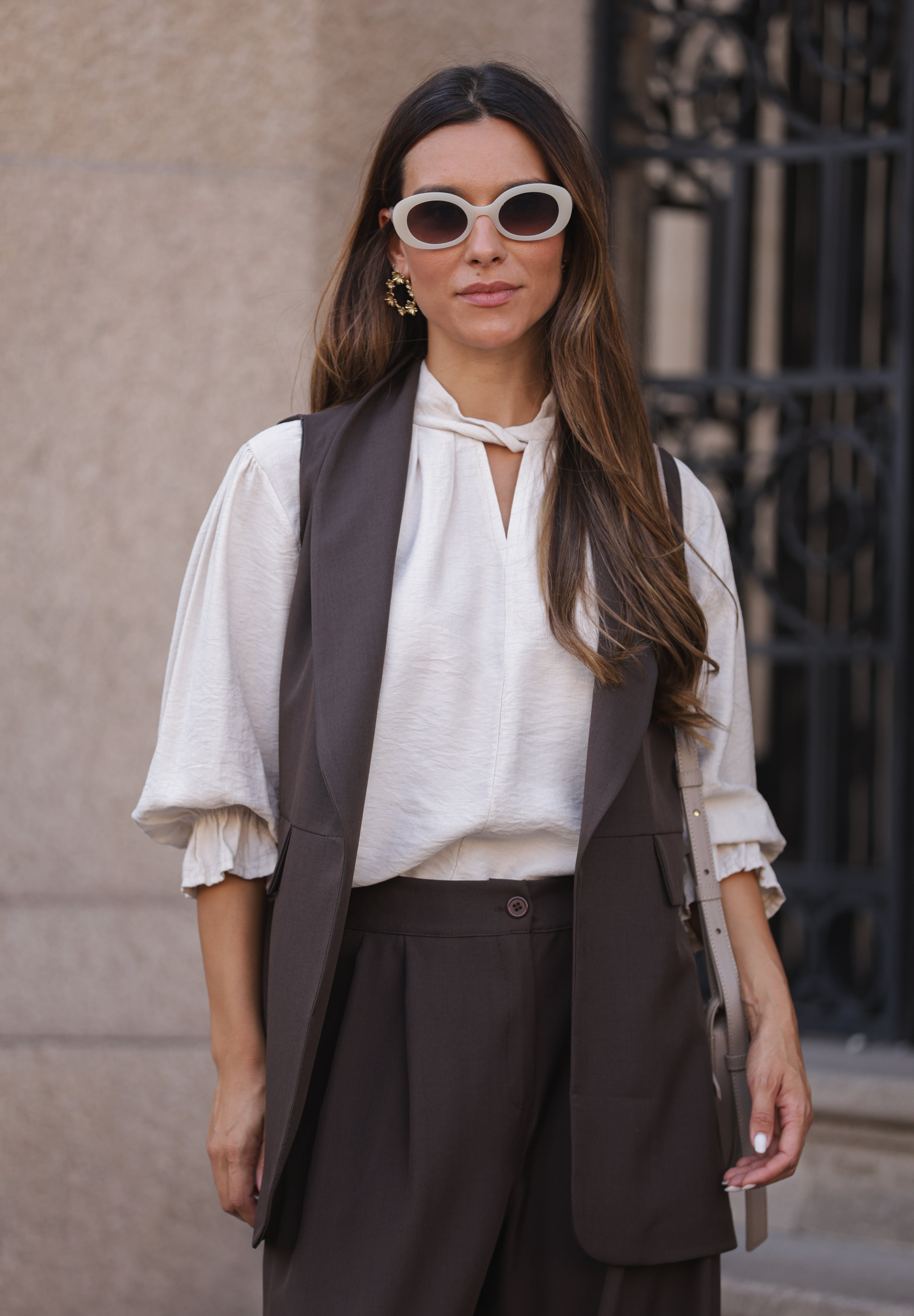 BLUSA PÁDUA BEGE