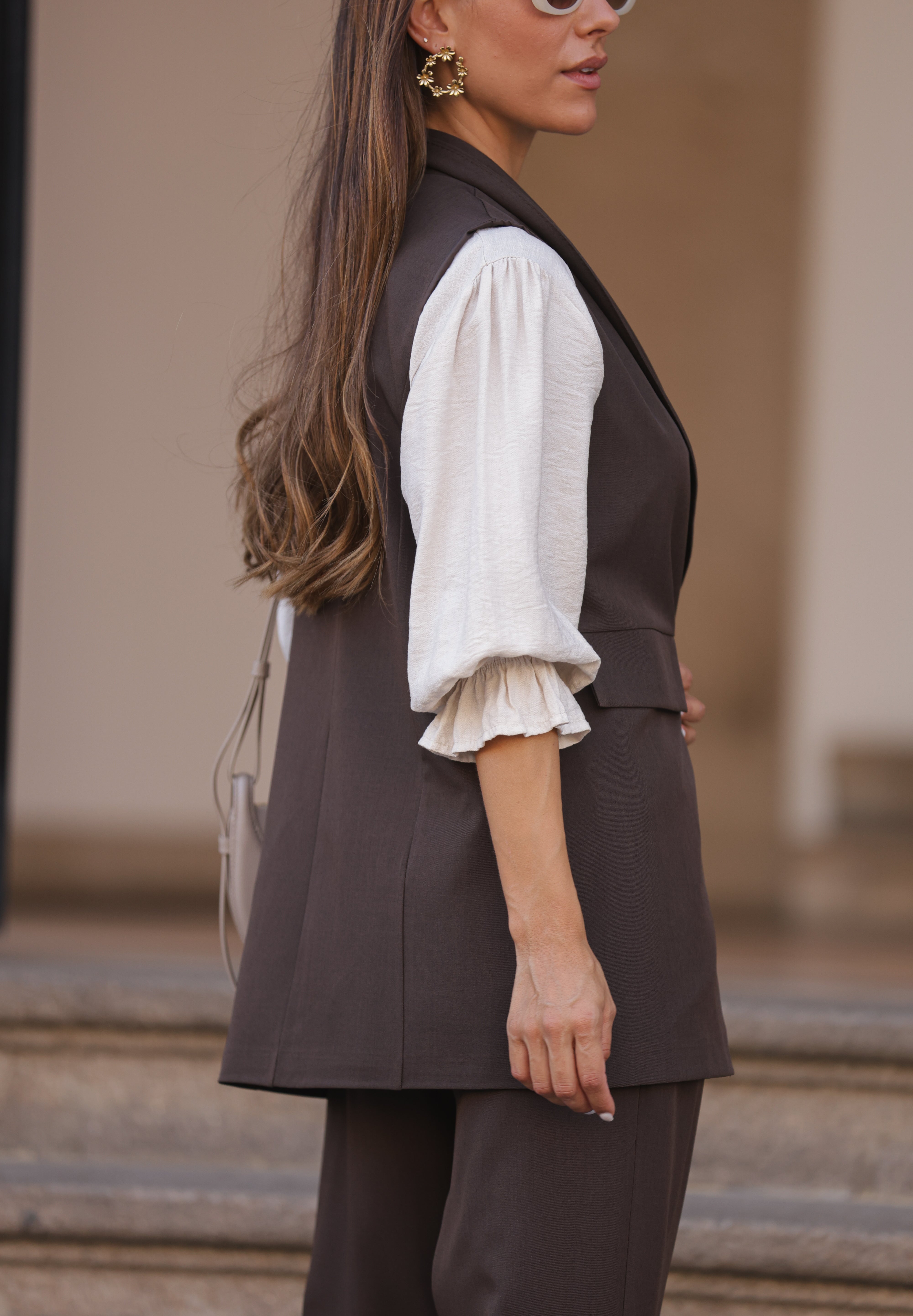 BLUSA PÁDUA BEGE