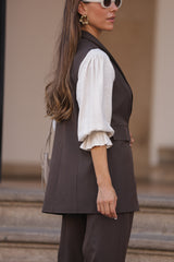 BLUSA PÁDUA BEGE