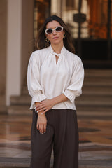 BLUSA PÁDUA BEGE