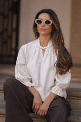 BLUSA PÁDUA BEGE