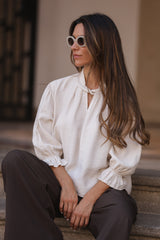 BLUSA PÁDUA BEGE