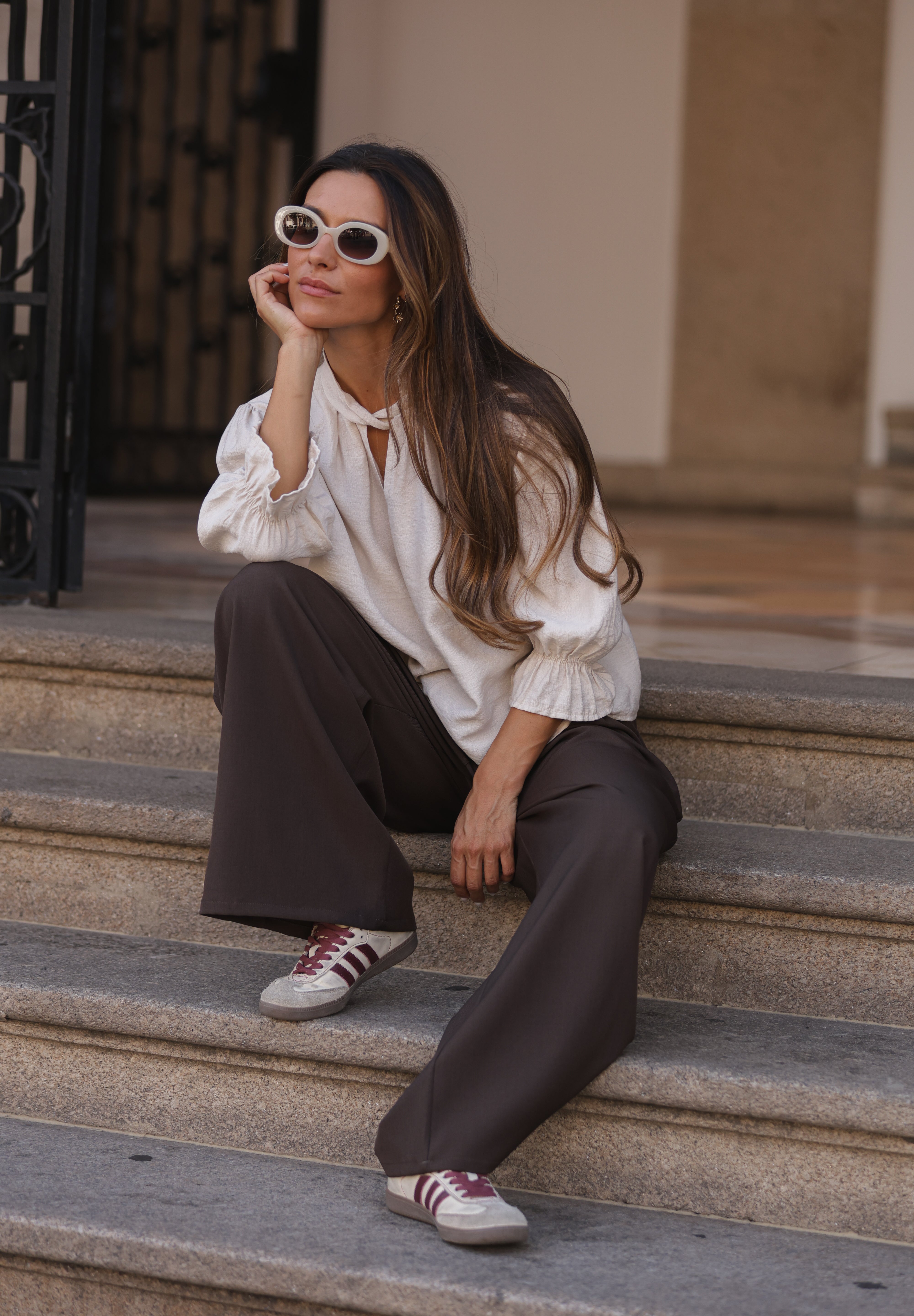 BLUSA PÁDUA BEGE