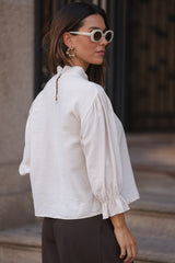 BLUSA PÁDUA BEGE