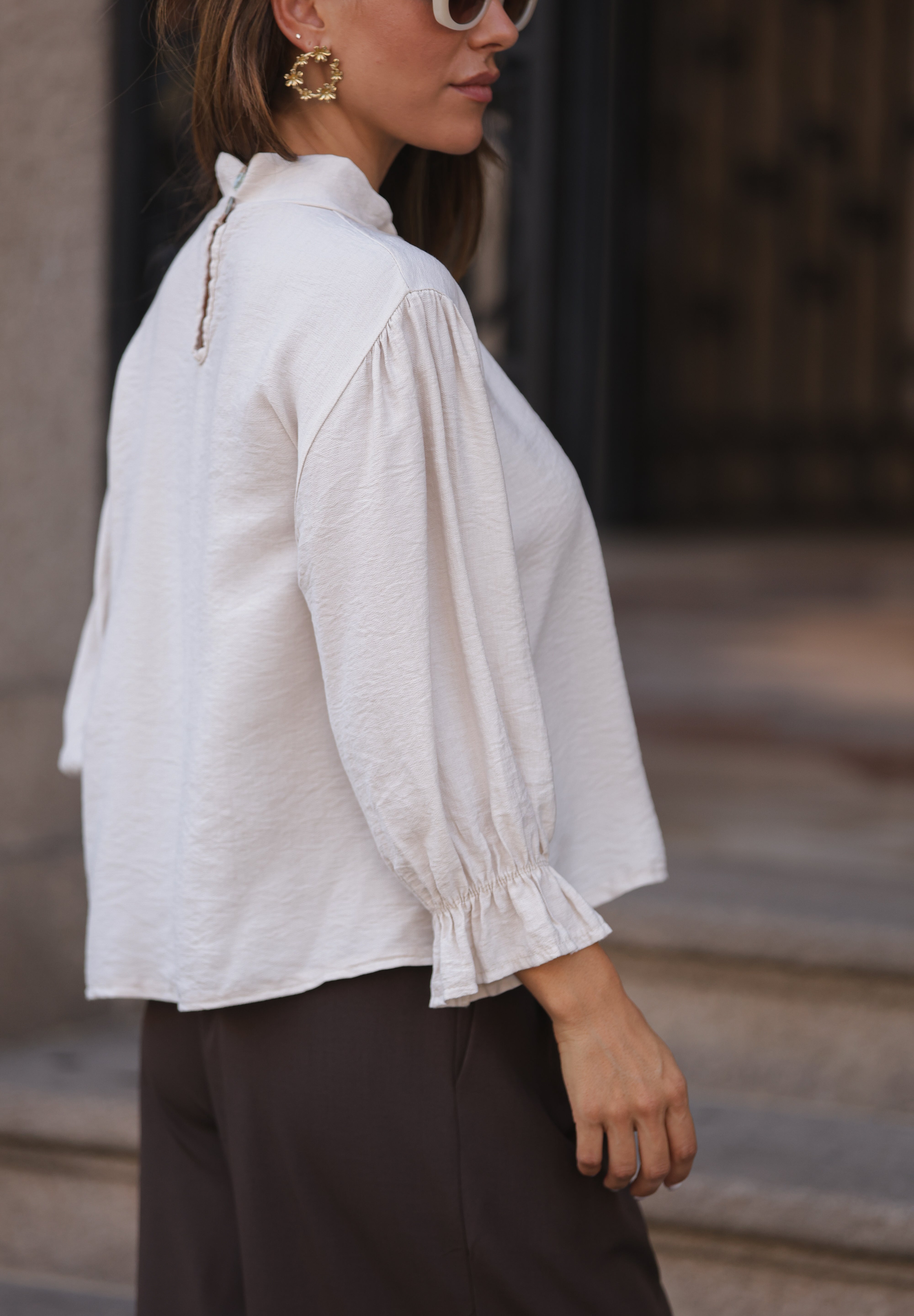 BLUSA PÁDUA BEGE