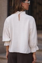 BLUSA PÁDUA BEGE