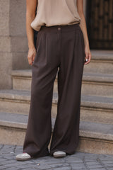 CALÇA CAPRI CASTANHO