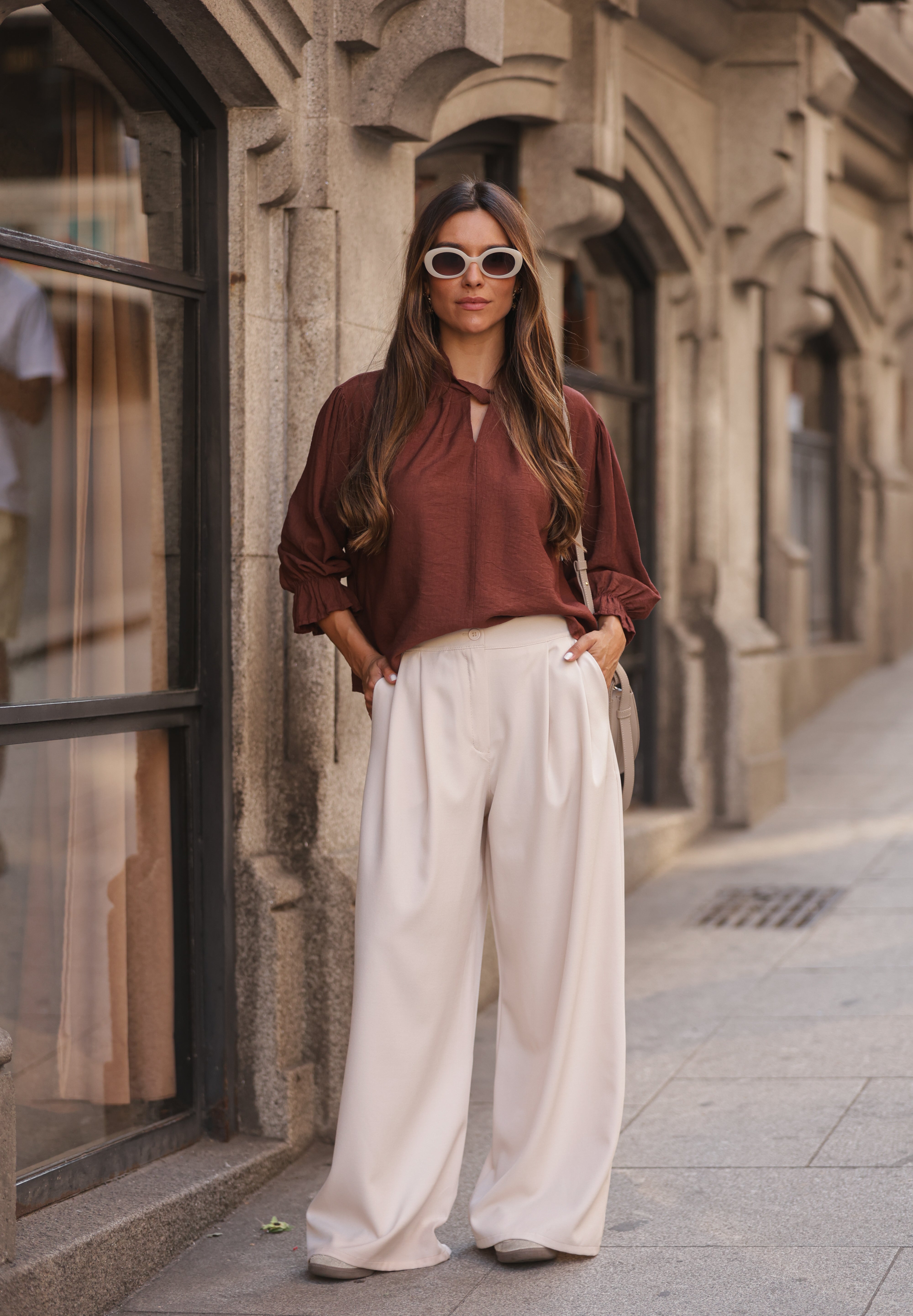 CALÇA CAPRI PÉROLA