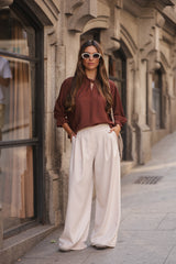 CALÇA CAPRI PÉROLA